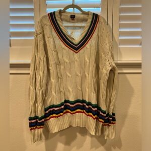 Rowing Blazers for Target Rainbow Cableknit Sweater